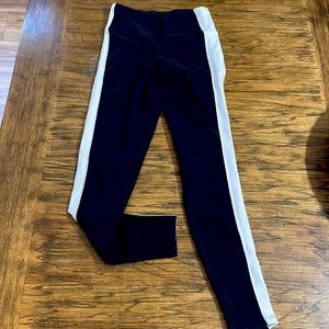 Express striped legging. XS